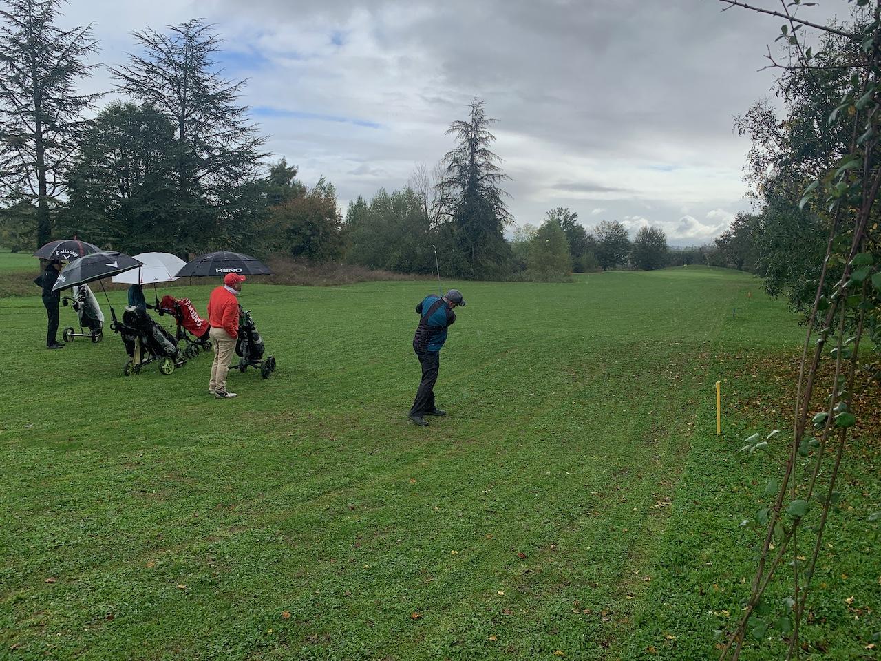 Mise en jeu de Gérard BRADLEY au par 3 n°9